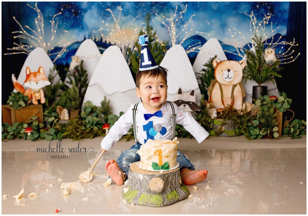 The Woodlands, Texas Cake Smash Photographer